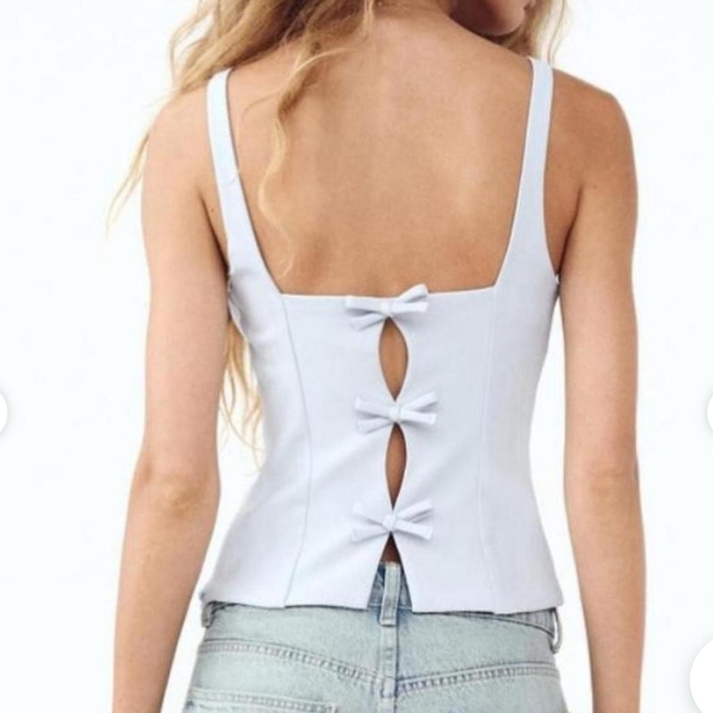 Zara Bow Back Tank Top